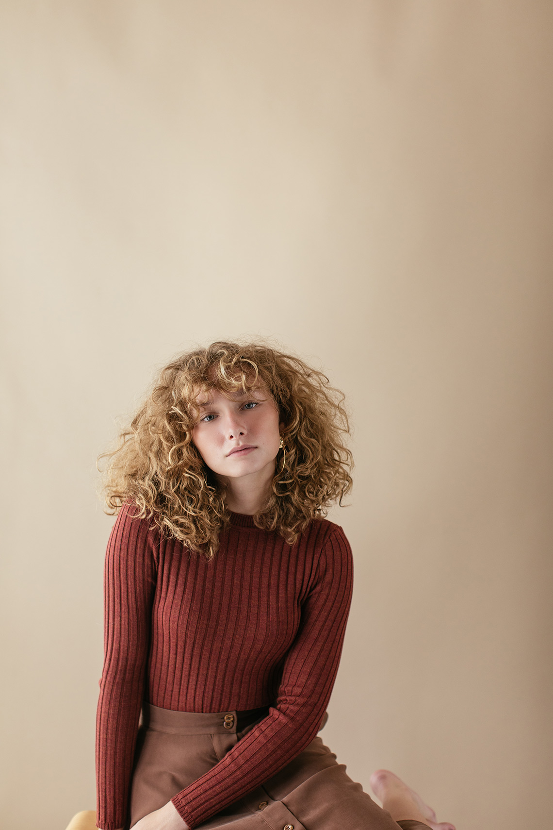 Dana Damewood Photography | Asheville North Carolina editorial fashion photography curls